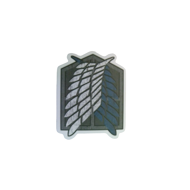 Collection of 8 Attack on Titan anime character stickers featuring popular characters like Eren, Levi, Mikasa, and other beloved AOT characters, available as individual $1 vinyl stickers