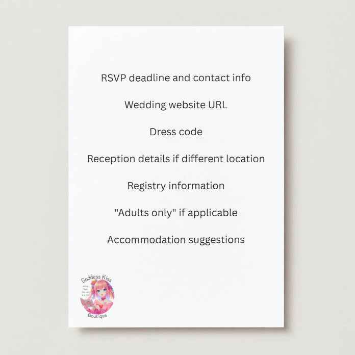 Custom Anime Wedding Invitations - 30 Pack for $35 with Upload or Custom Design