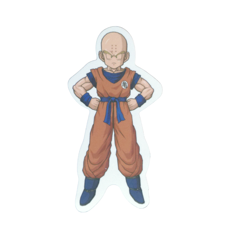Collection of 74 Dragon Ball and Dragon Ball Z anime character stickers featuring iconic characters like Goku, Vegeta, Piccolo, Gohan, and other beloved fighters from both classic Dragon Ball and Dragon Ball Z series, available as individual $1 vinyl stickers