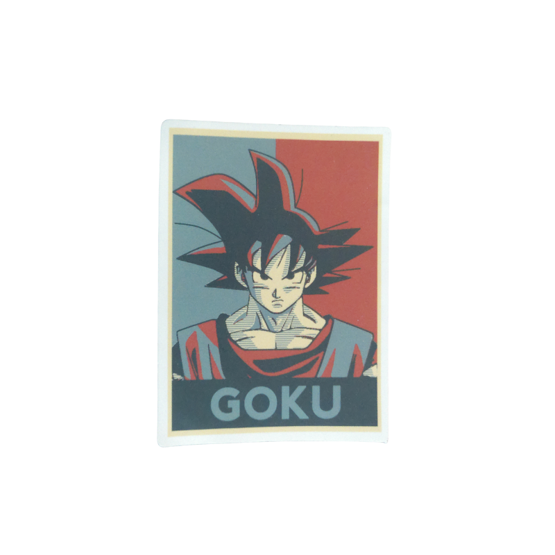 Collection of 74 Dragon Ball and Dragon Ball Z anime character stickers featuring iconic characters like Goku, Vegeta, Piccolo, Gohan, and other beloved fighters from both classic Dragon Ball and Dragon Ball Z series, available as individual $1 vinyl stickers