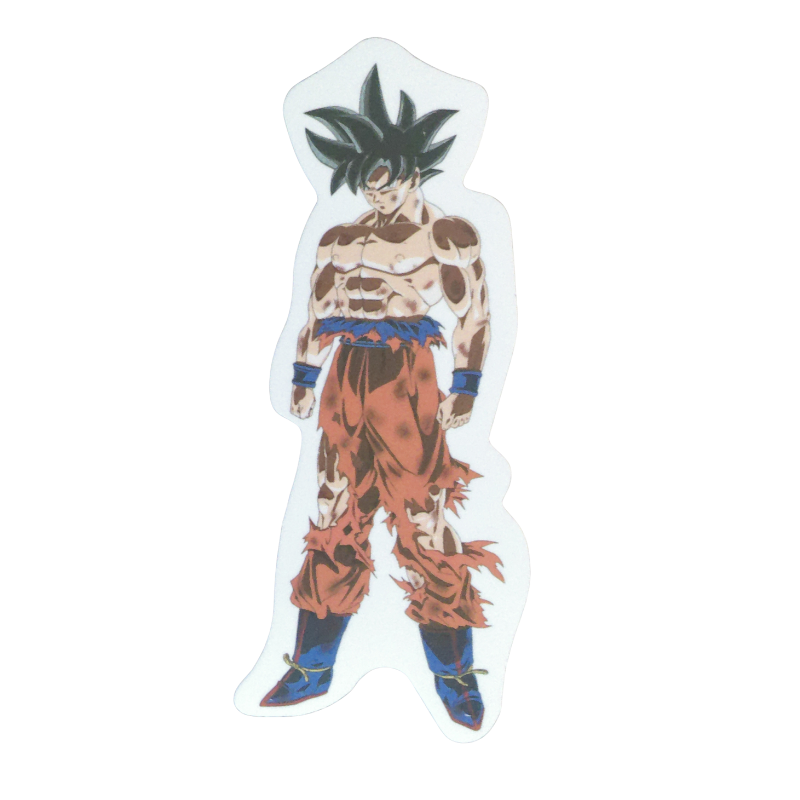 Collection of 74 Dragon Ball and Dragon Ball Z anime character stickers featuring iconic characters like Goku, Vegeta, Piccolo, Gohan, and other beloved fighters from both classic Dragon Ball and Dragon Ball Z series, available as individual $1 vinyl stickers