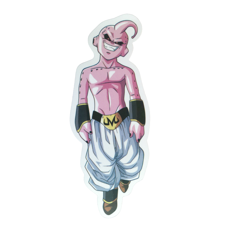 Collection of 74 Dragon Ball and Dragon Ball Z anime character stickers featuring iconic characters like Goku, Vegeta, Piccolo, Gohan, and other beloved fighters from both classic Dragon Ball and Dragon Ball Z series, available as individual $1 vinyl stickers
