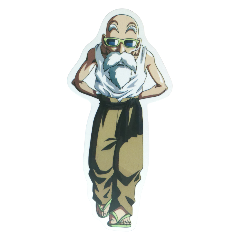 Collection of 74 Dragon Ball and Dragon Ball Z anime character stickers featuring iconic characters like Goku, Vegeta, Piccolo, Gohan, and other beloved fighters from both classic Dragon Ball and Dragon Ball Z series, available as individual $1 vinyl stickers