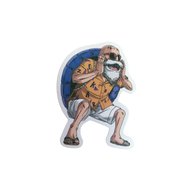 Collection of 74 Dragon Ball and Dragon Ball Z anime character stickers featuring iconic characters like Goku, Vegeta, Piccolo, Gohan, and other beloved fighters from both classic Dragon Ball and Dragon Ball Z series, available as individual $1 vinyl stickers