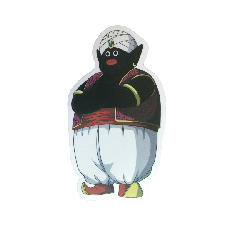 Collection of 74 Dragon Ball and Dragon Ball Z anime character stickers featuring iconic characters like Goku, Vegeta, Piccolo, Gohan, and other beloved fighters from both classic Dragon Ball and Dragon Ball Z series, available as individual $1 vinyl stickers