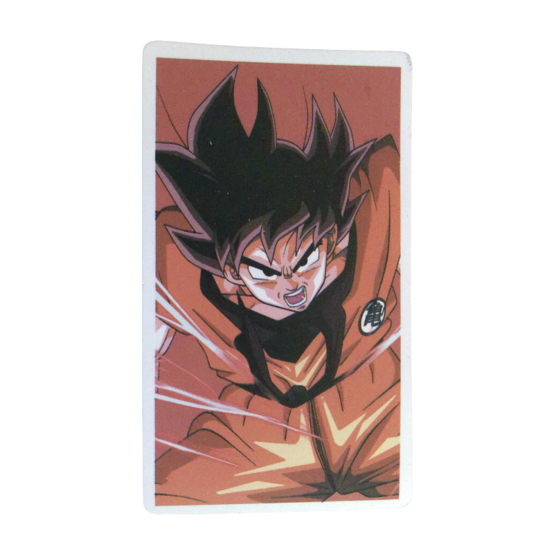 Collection of 74 Dragon Ball and Dragon Ball Z anime character stickers featuring iconic characters like Goku, Vegeta, Piccolo, Gohan, and other beloved fighters from both classic Dragon Ball and Dragon Ball Z series, available as individual $1 vinyl stickers