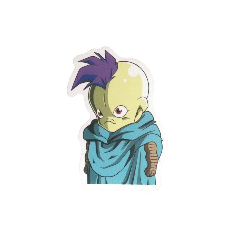 Collection of 74 Dragon Ball and Dragon Ball Z anime character stickers featuring iconic characters like Goku, Vegeta, Piccolo, Gohan, and other beloved fighters from both classic Dragon Ball and Dragon Ball Z series, available as individual $1 vinyl stickers