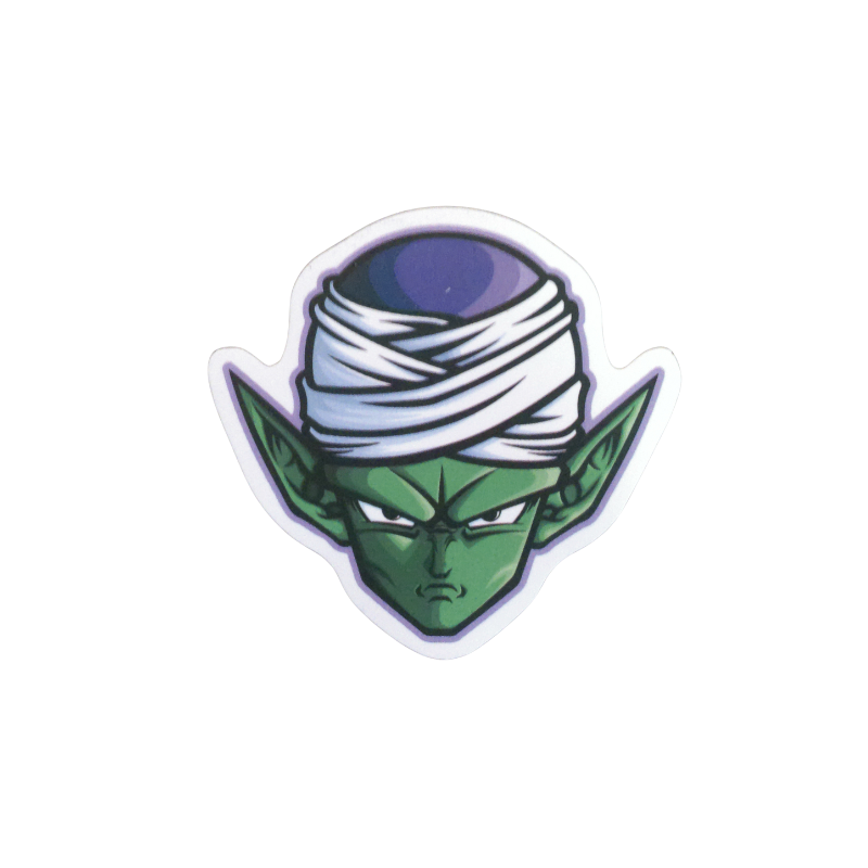 Collection of 74 Dragon Ball and Dragon Ball Z anime character stickers featuring iconic characters like Goku, Vegeta, Piccolo, Gohan, and other beloved fighters from both classic Dragon Ball and Dragon Ball Z series, available as individual $1 vinyl stickers