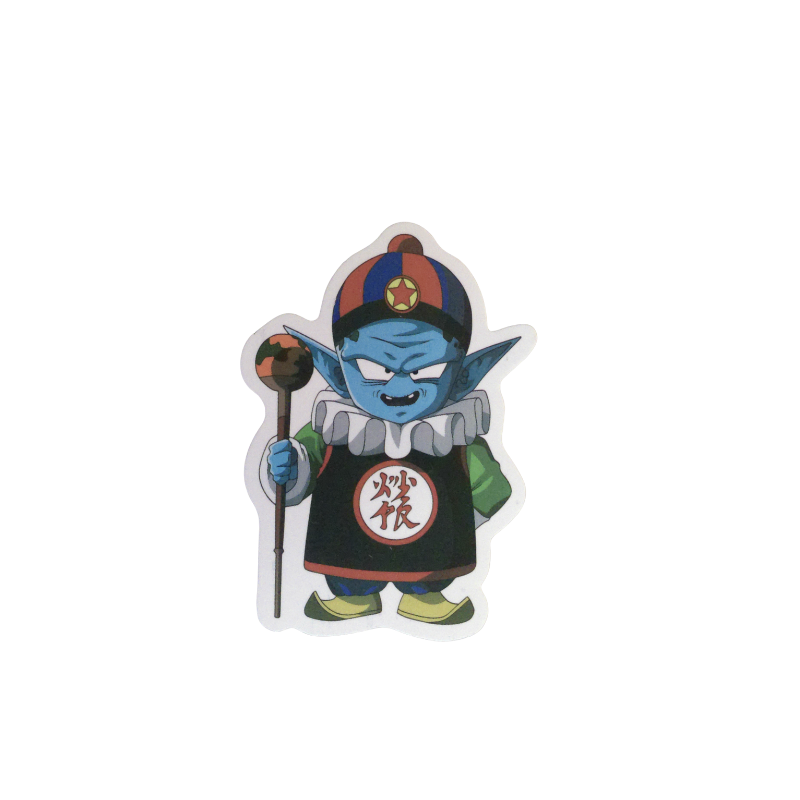 Collection of 74 Dragon Ball and Dragon Ball Z anime character stickers featuring iconic characters like Goku, Vegeta, Piccolo, Gohan, and other beloved fighters from both classic Dragon Ball and Dragon Ball Z series, available as individual $1 vinyl stickers