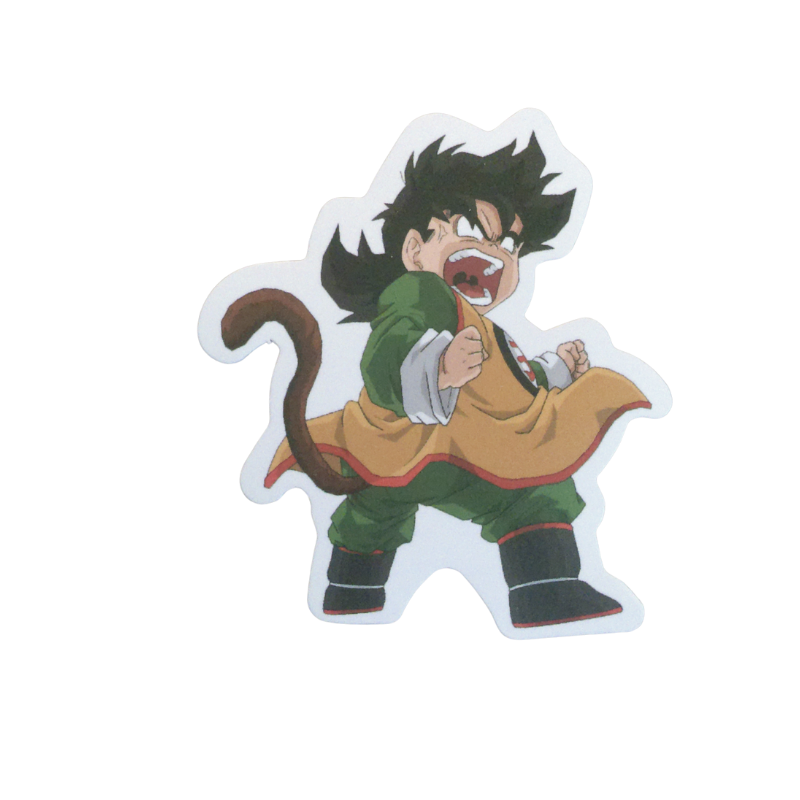 Collection of 74 Dragon Ball and Dragon Ball Z anime character stickers featuring iconic characters like Goku, Vegeta, Piccolo, Gohan, and other beloved fighters from both classic Dragon Ball and Dragon Ball Z series, available as individual $1 vinyl stickers