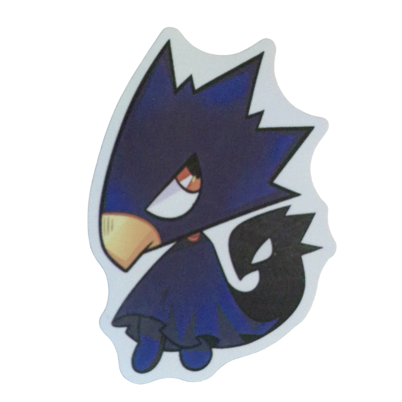 Collection of 100 My Hero Academia anime character stickers featuring popular heroes like Deku, Bakugo, Todoroki, All Might, and other beloved MHA characters, available as individual $1 vinyl stickers