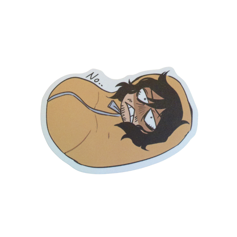 Collection of 100 My Hero Academia anime character stickers featuring popular heroes like Deku, Bakugo, Todoroki, All Might, and other beloved MHA characters, available as individual $1 vinyl stickers