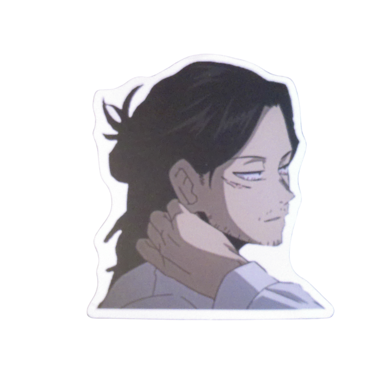 Collection of 100 My Hero Academia anime character stickers featuring popular heroes like Deku, Bakugo, Todoroki, All Might, and other beloved MHA characters, available as individual $1 vinyl stickers