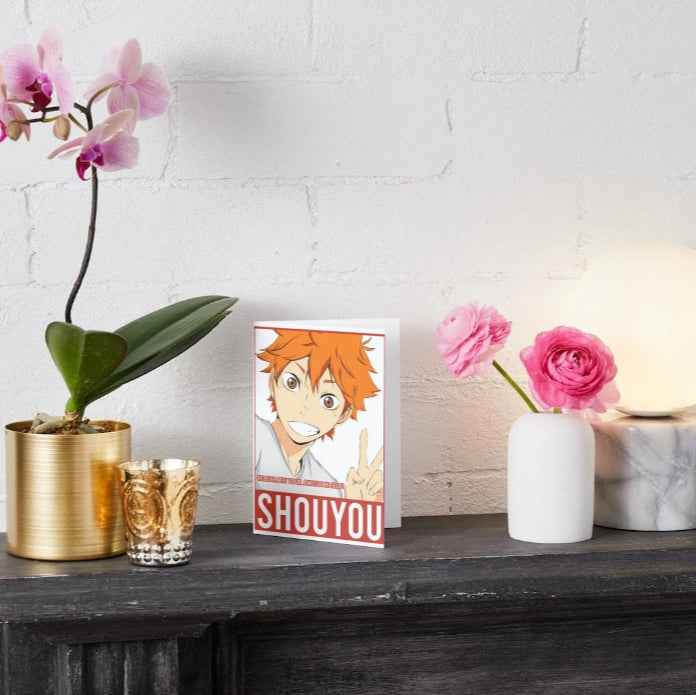 Haikyuu!! Shouyou Hinata Celebration Card - "Celebrate Your Awesome Self"