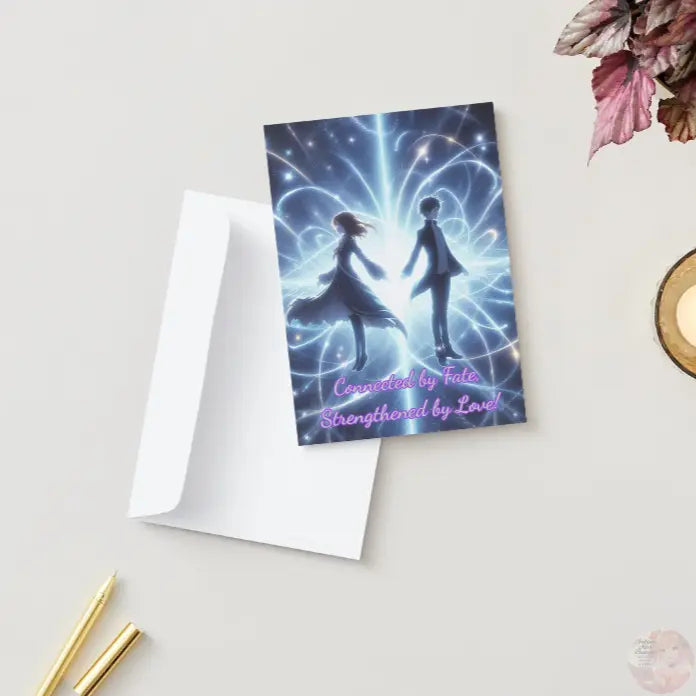 Synced Soul | Linked Lives - Anime Friendship Card - Goddess Kiss Boutique