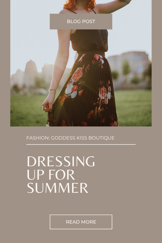 Image for Blog post about fashion dresses at Goddess Kiss Boutique 