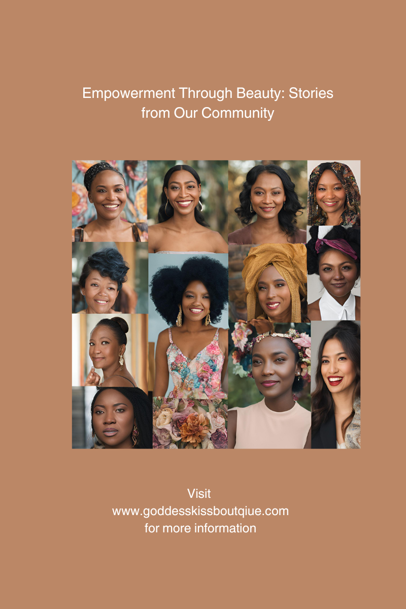 Image of Diverse Women of different ethnical backgrounds for a blog : Blog Title : Empowerment Through Beauty: Stories from Our Community