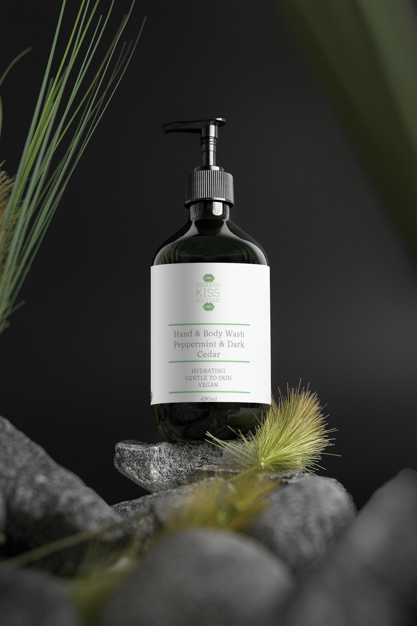 Hand & Body Wash with Peppermint & Dark Cedar | Hydrating Vegan Formula