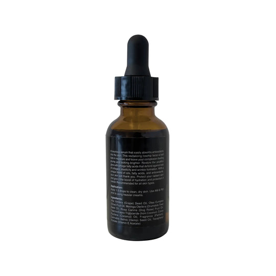 Rose Gold Anti-Aging Facial Oil with Omega Fatty Acids & Antioxidants