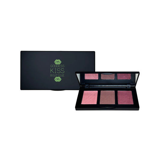 Natural Glow Blush Palette Trio - Squish, Buildable Matte Finish