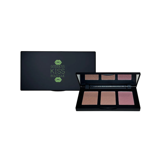 Natural Glow Blush Palette Trio - Pinch, Buildable Matte Finish