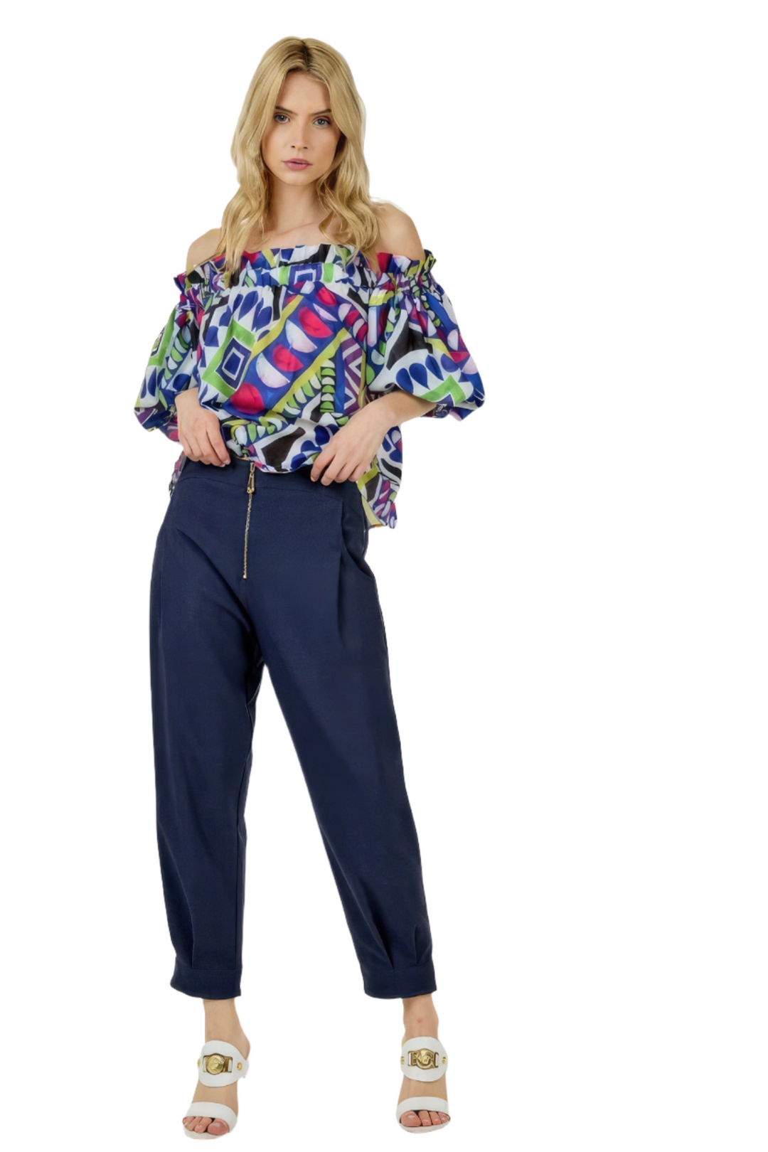 High Waist Skinny Pants: Zipper Front, Denim, Flattering Fit & modern Style