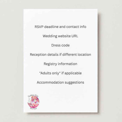 Custom Anime Wedding Invitations - 30 Pack for $35 with Upload or Custom Design