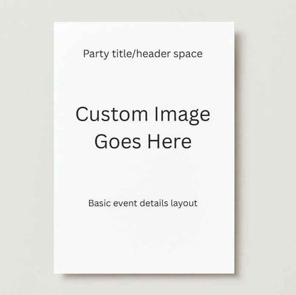 Custom Anime Wedding Invitations - 30 Pack for $35 with Upload or Custom Design