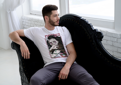 Demon Slayer Nezuko Kamado T-Shirt - Awakened Demon Form Vine Pattern Design | Premium Unisex Triblend Tee