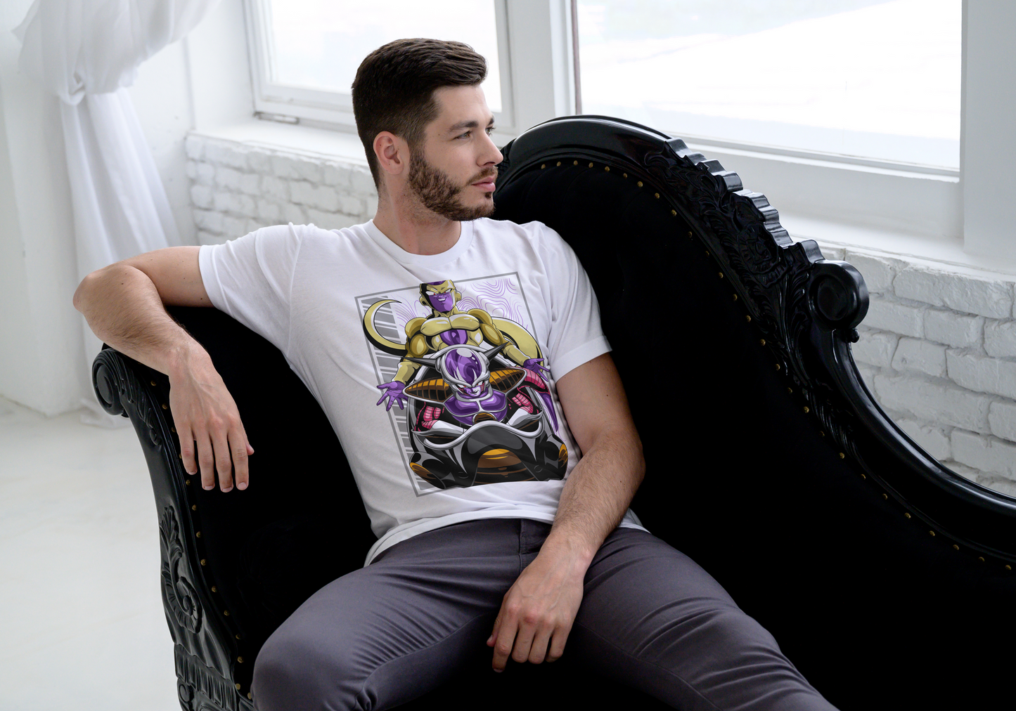 Dragon Ball Z Frieza T-Shirt - Evolution Transformation Forms Design | Premium Unisex Triblend Tee