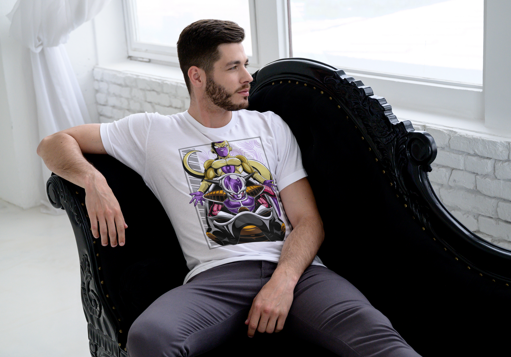 Dragon Ball Z Frieza T-Shirt - Evolution Transformation Forms Design | Premium Unisex Triblend Tee