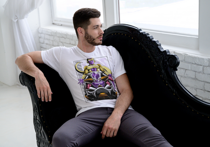 Dragon Ball Z Frieza T-Shirt - Evolution Transformation Forms Design | Premium Unisex Triblend Tee