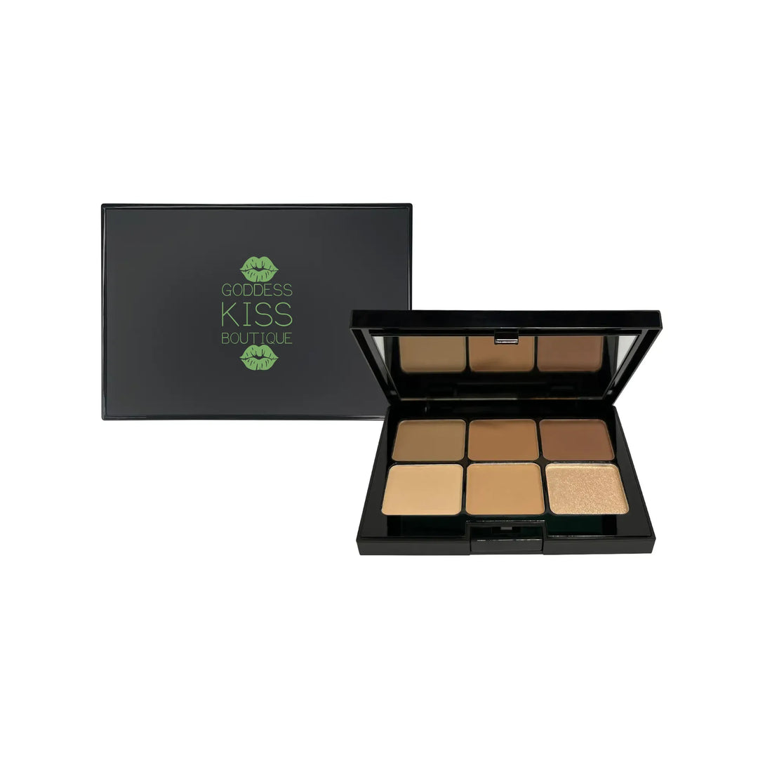 Eyeshadow Palette - La Cream 6-Color Vegan Palette with Crease-Resistant Formulation