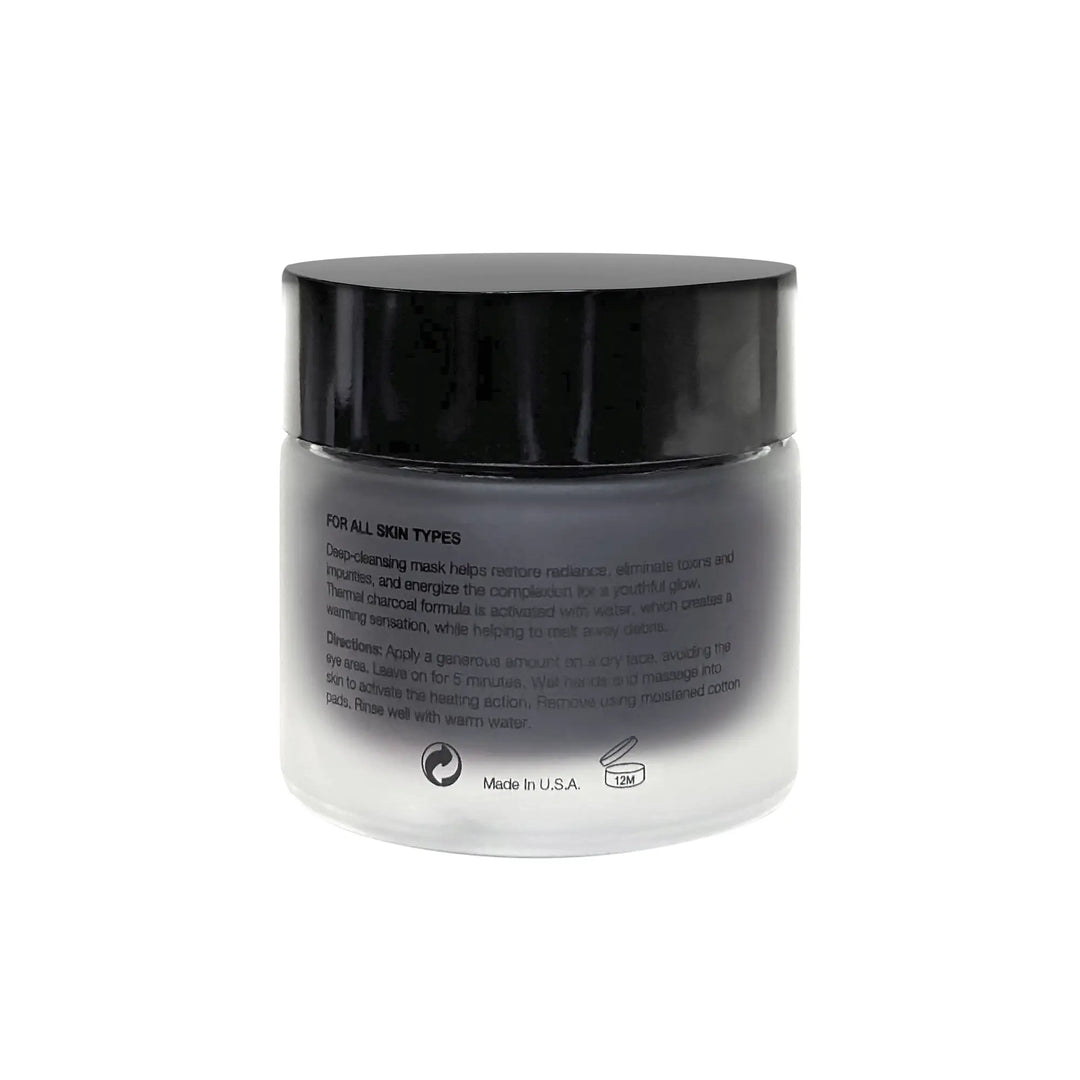 Glow Mask with Binchotan White Charcoal - Purifying & Detoxifying Formula for Radiant Skin