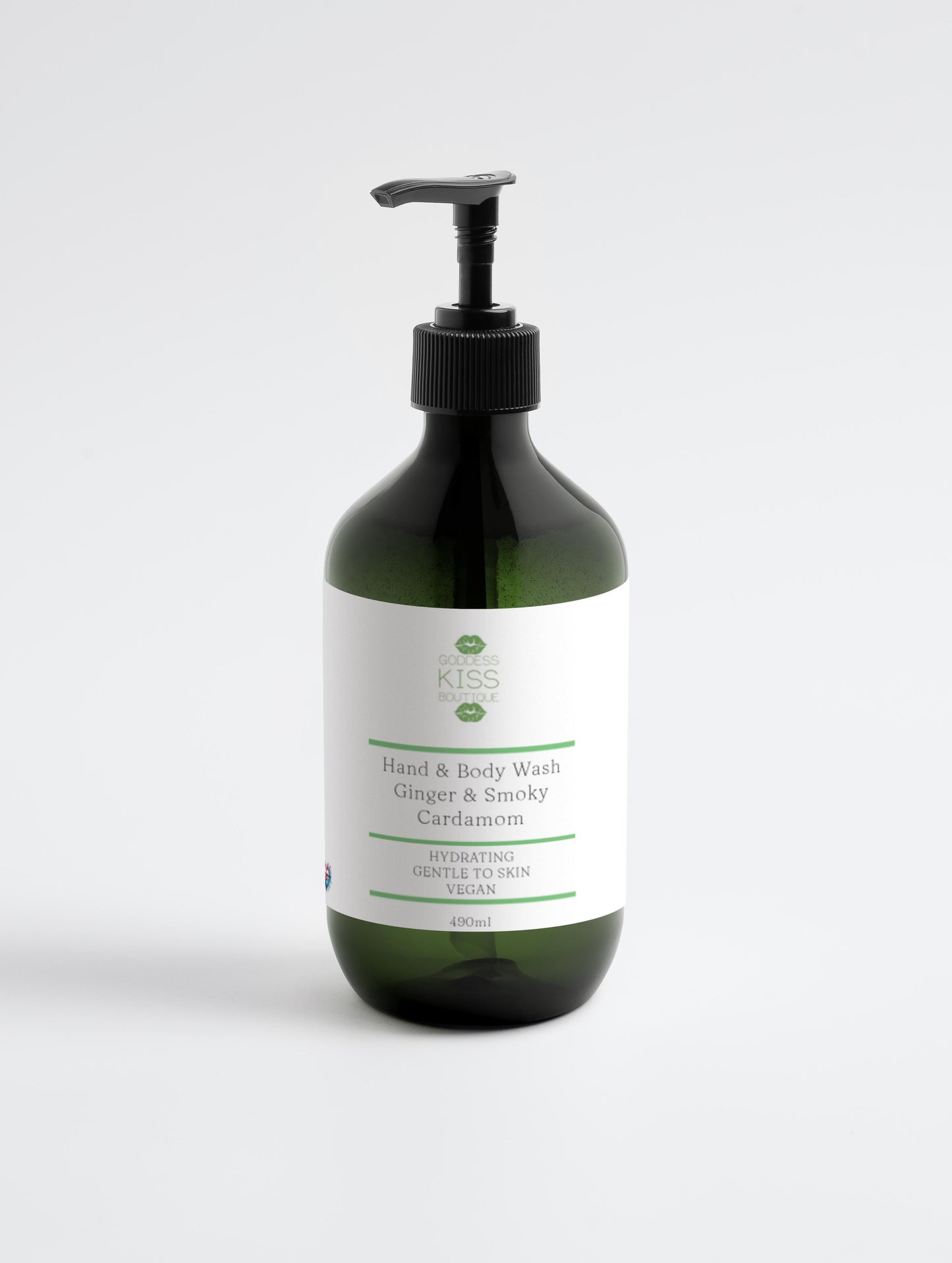 Hand & Body Wash with Ginger & Smoky Cardamom - Hydrating Betaine Formula