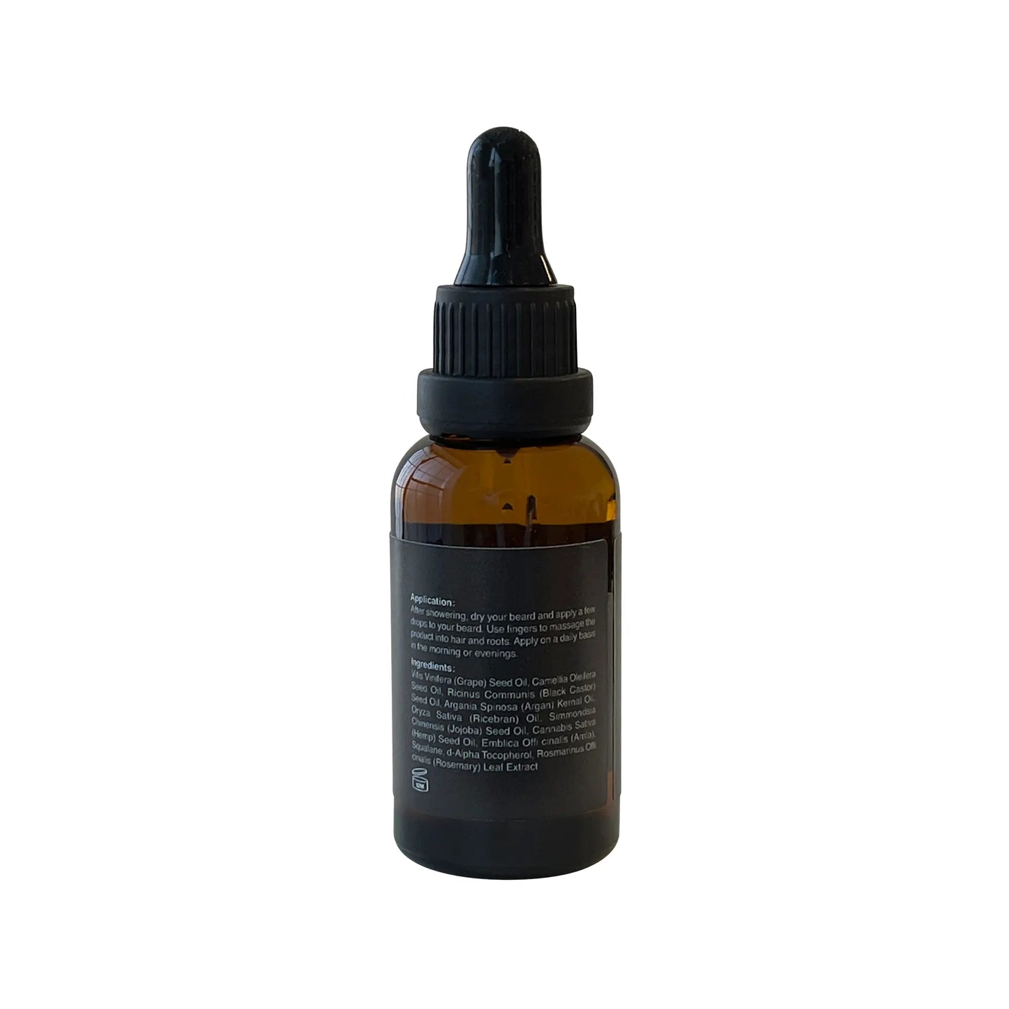 Hemp-Infused Beard Growth Oil for Fuller Beard Growth | Vegan, Unscented | 7 Natural Oils | Beard Oil