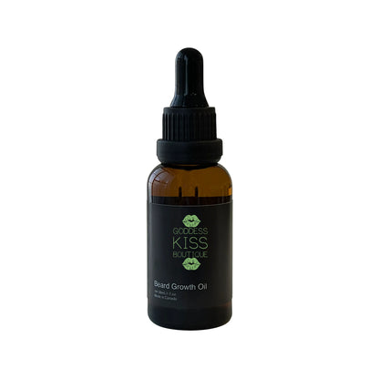 Hemp-Infused Beard Growth Oil for Fuller Beard Growth | Vegan, Unscented | 7 Natural Oils | Beard Oil