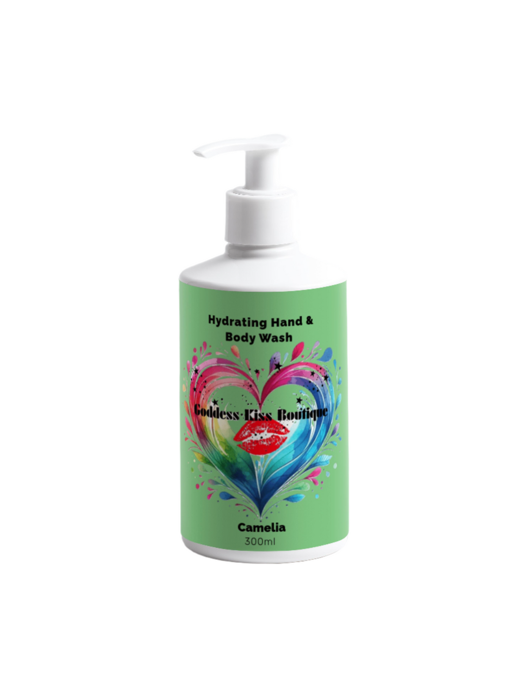 Hand & Body Wash, Camelia | Hydrating Vegan Cleanser