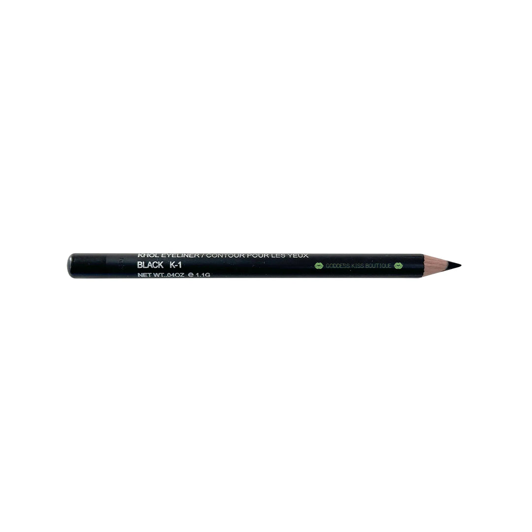 Khol Eyeliner Pencil - Black |  Intense Pigmentation, Long-Lasting Formula - Smudge & Blend -  Made in North America