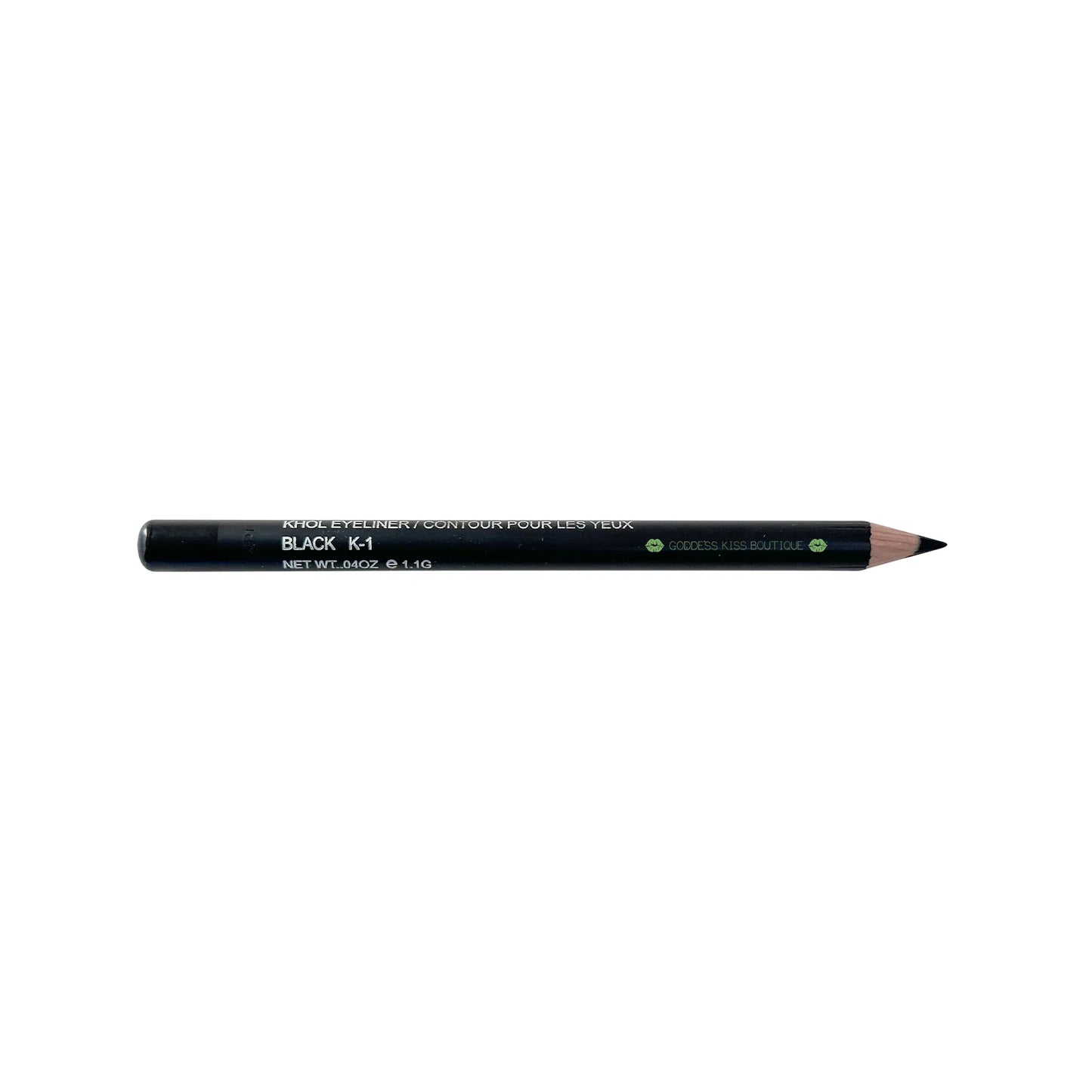 Khol Eyeliner Pencil |  Intense Pigmentation, Long-Lasting Formula - Smudge & Blend -  Made in North America black 