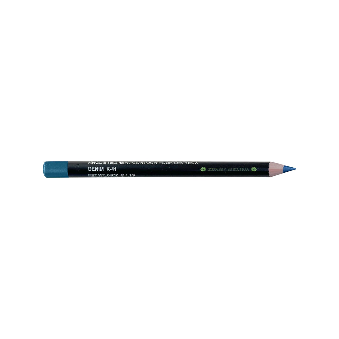 Khol Eyeliner Pencil - Denim |  Intense Pigmentation, Long-Lasting Formula - Smudge & Blend -  Made in North America