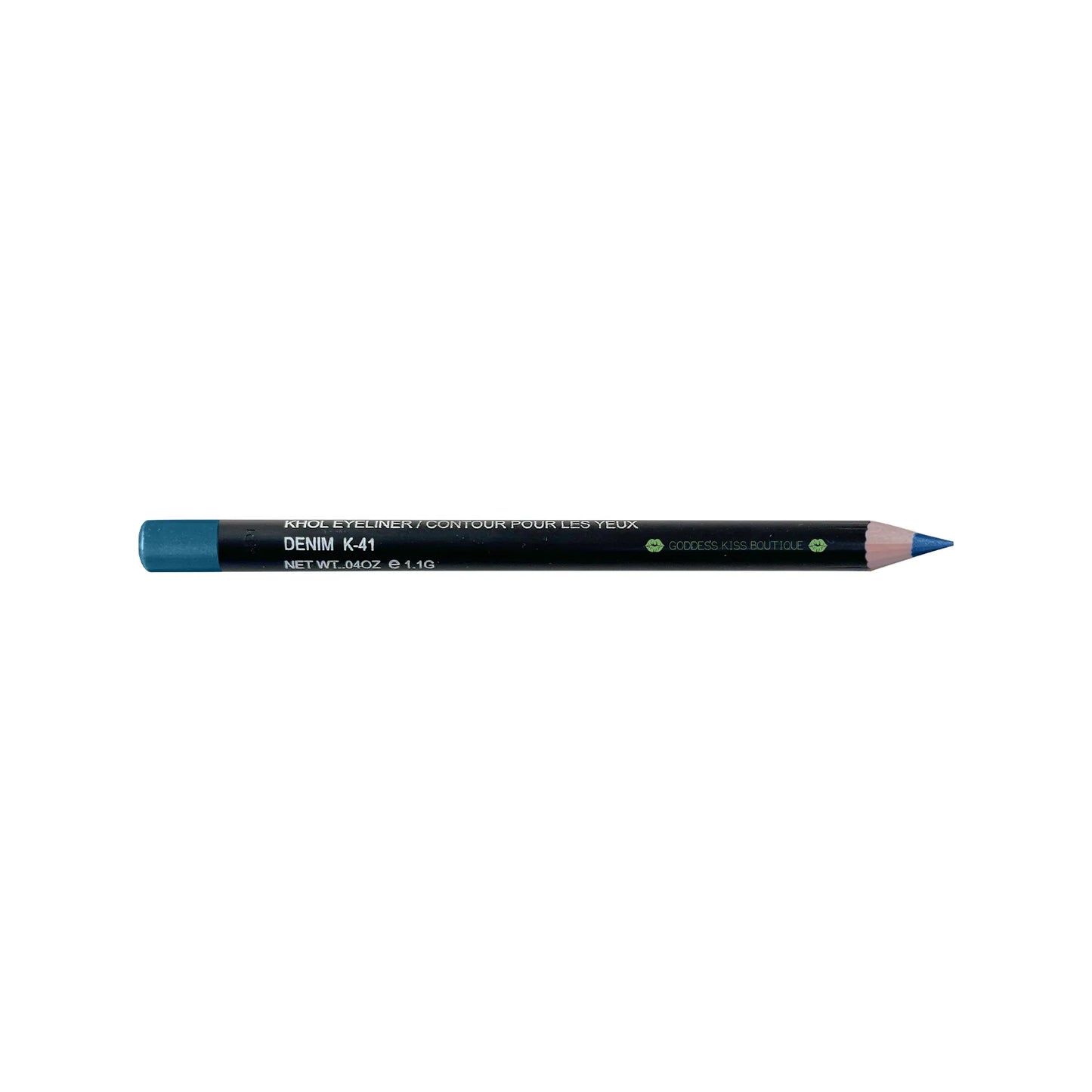 Khol Eyeliner Pencil |  Intense Pigmentation, Long-Lasting Formula - Smudge & Blend -  Made in North America Denim 