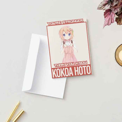 Is the Order a Rabbit? Kokoa Hoto Support Card - "You're Stronger Than You Know"