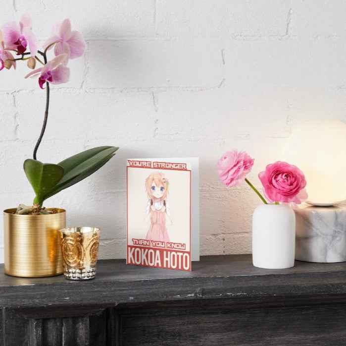 Is the Order a Rabbit? Kokoa Hoto Support Card - "You're Stronger Than You Know"