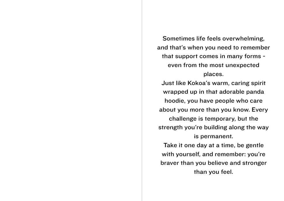 Is the Order a Rabbit? Kokoa Hoto Support Card - "You're Not Alone"