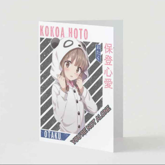 Is the Order a Rabbit? Kokoa Hoto Support Card - "You're Not Alone"