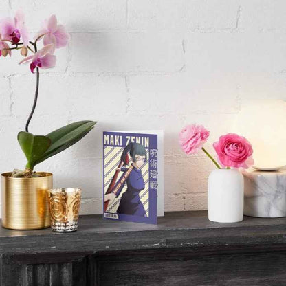 Jujutsu Kaisen Maki Zenin Support Card - "Backup Has Arrived"