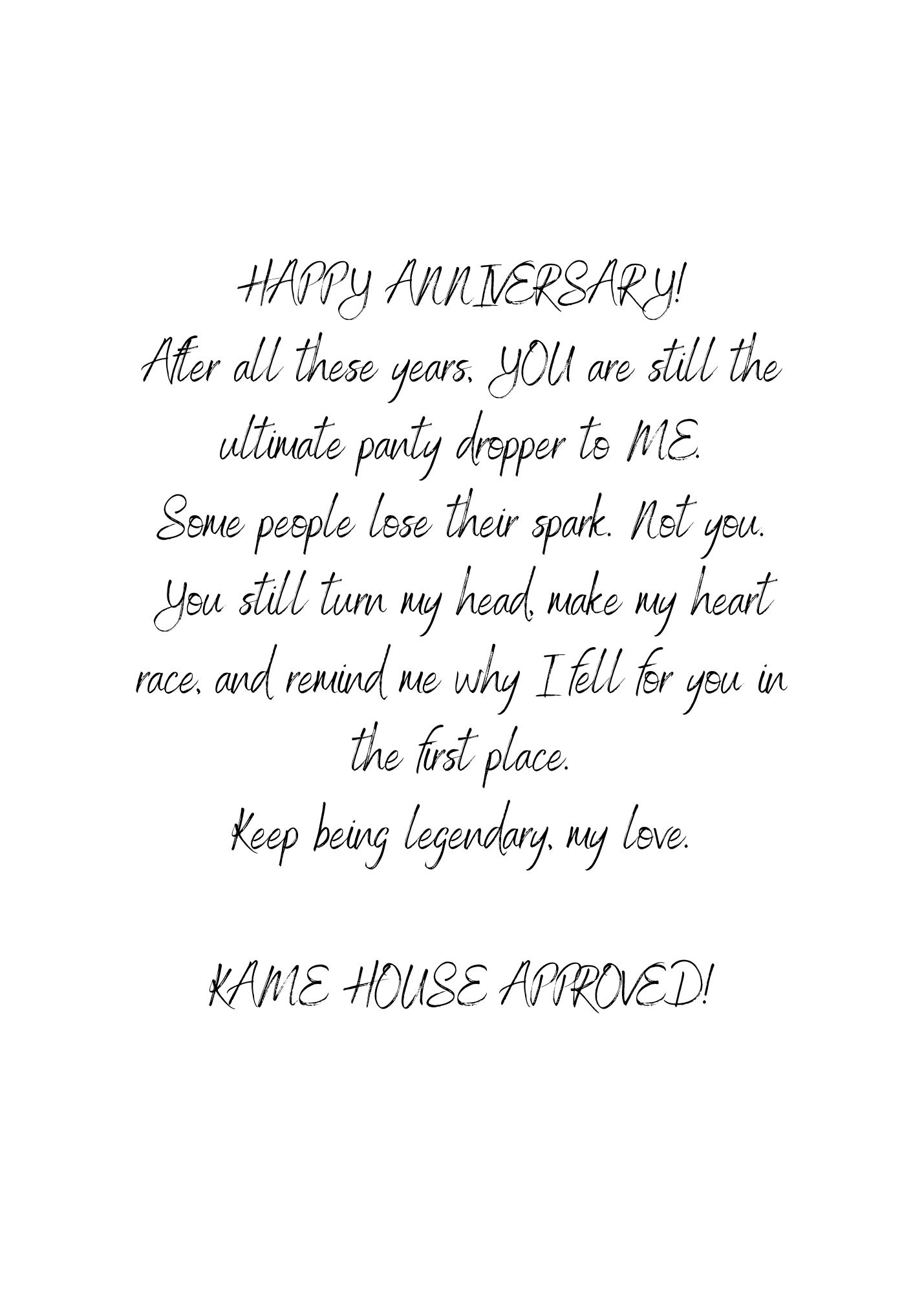 Front Image:
Dragon Ball Z Master Roshi funny anniversary greeting card featuring Turtle Hermit with sunglasses and pink orange gradient background
Inside Image:
Funny yet heartfelt anniversary message inside Master Roshi greeting card celebrating enduring love and legendary spark