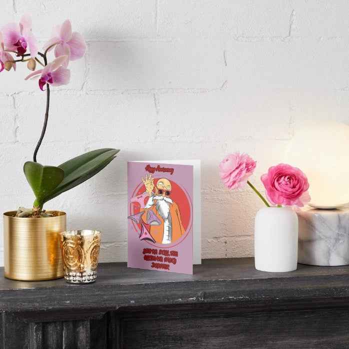 Dragon Ball Z Master Roshi Anniversary Card - "Ultimate Panty Dropper" Funny | Anime Anniversary Greeting Card