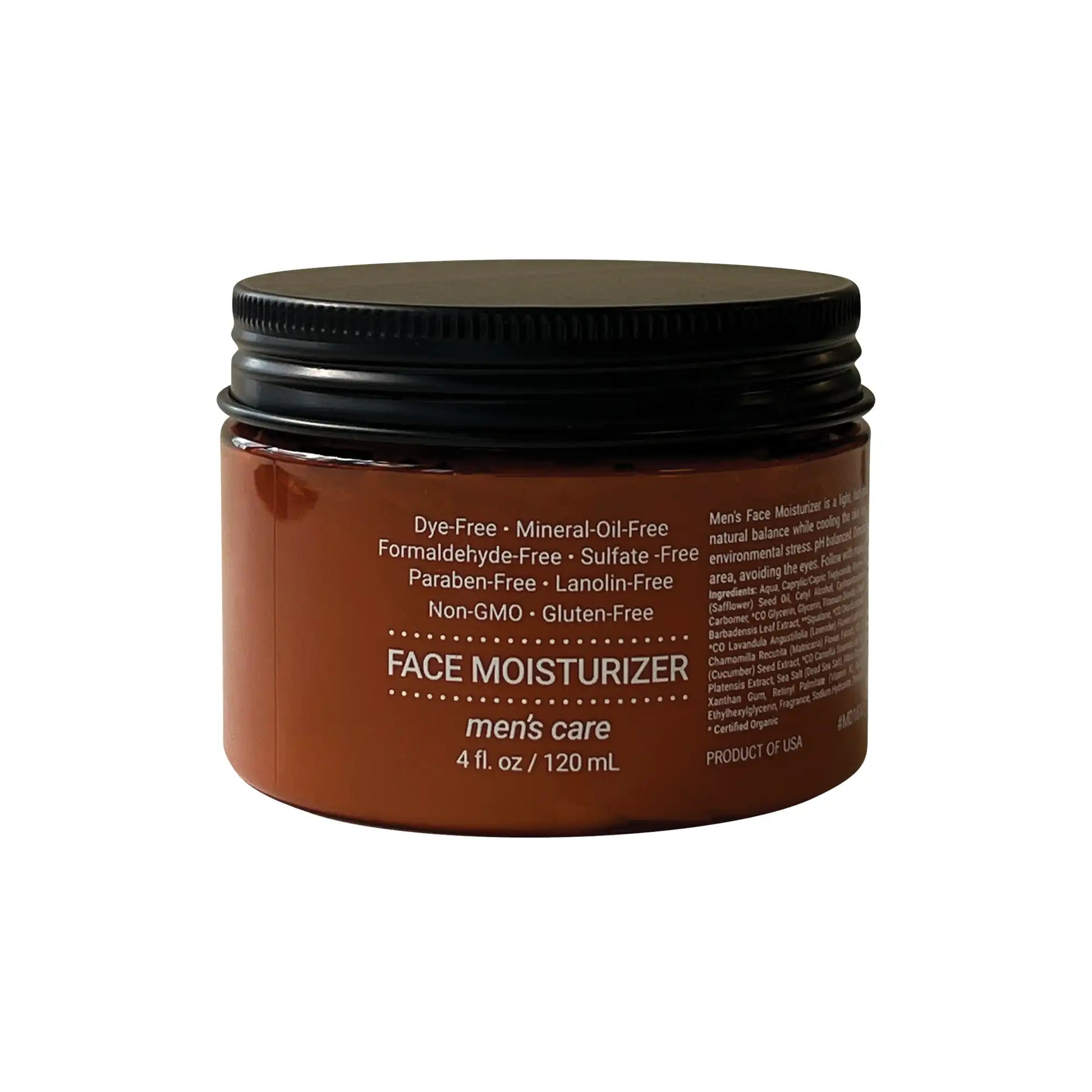 Men's Facial Moisturizer with Organic Oils & Anti-Aging Benefits